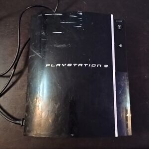 Sony PlayStation 3 Console - Sleek Black" Read Description"